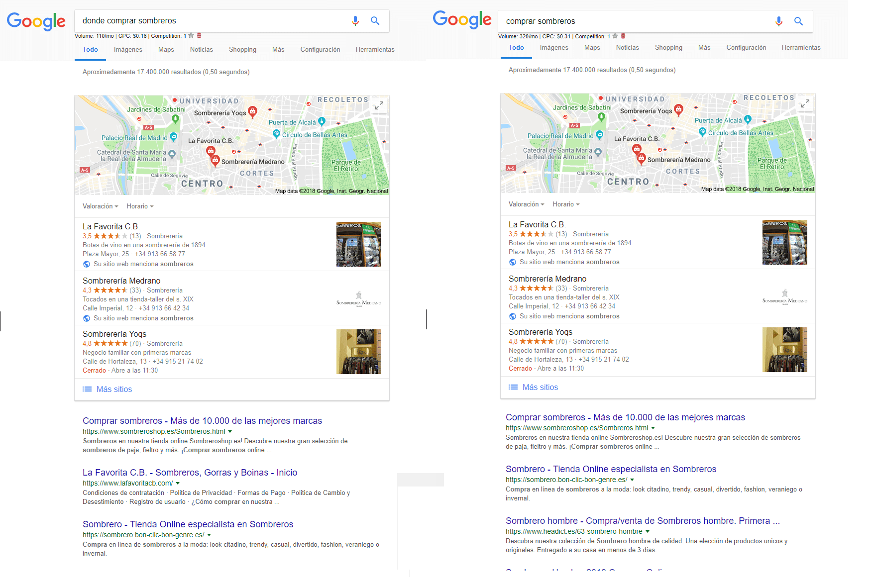 algoritmo rankbrain resultados google